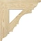 Ekena Millwork Balboa Traditional Rough Sawn Bracket, Douglas Fir, 4"W x 18"D x 18"H BKT04X18X18BOA01RDF - alternate 2